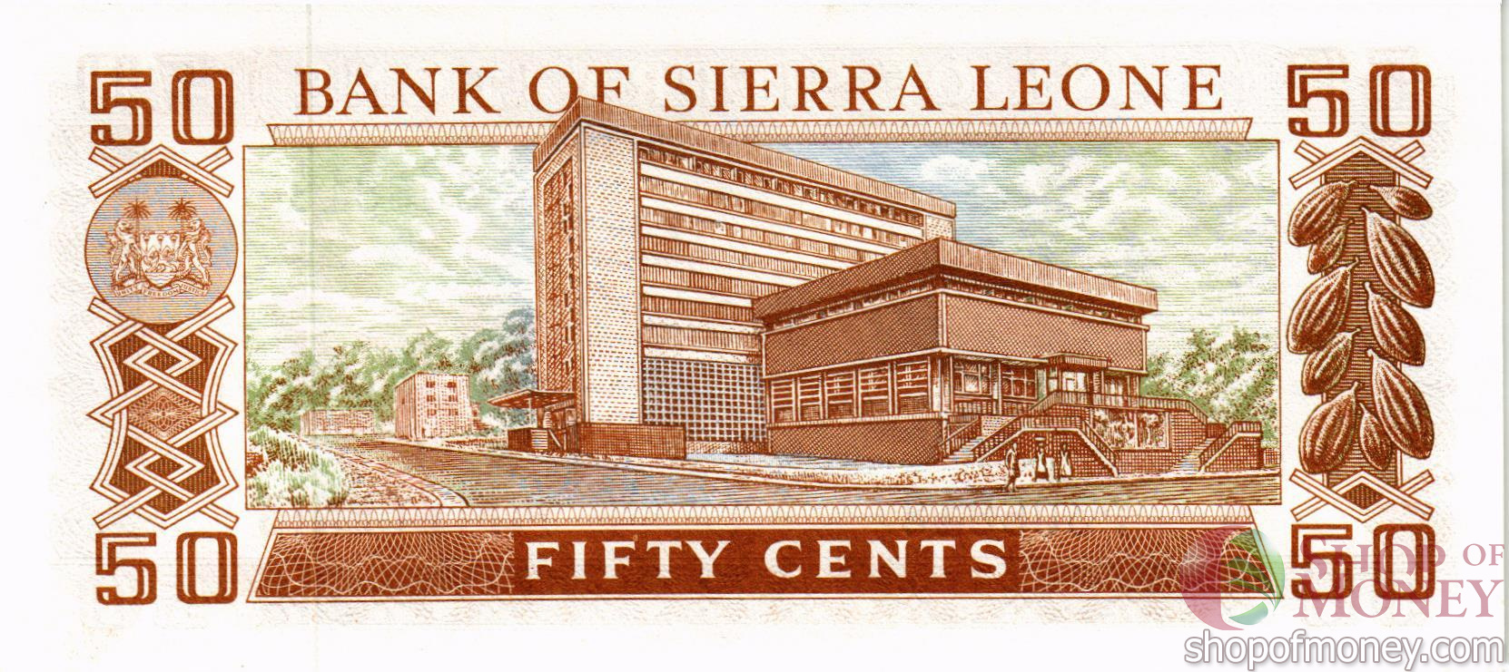 СЬЕРРА-ЛЕОНЕ 50 ЦЕНТОВ мини 2