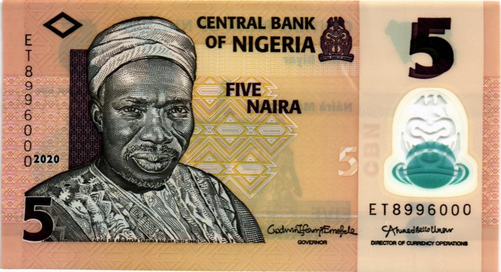 НИГЕРИЯ 5 НАЙРА мини 1