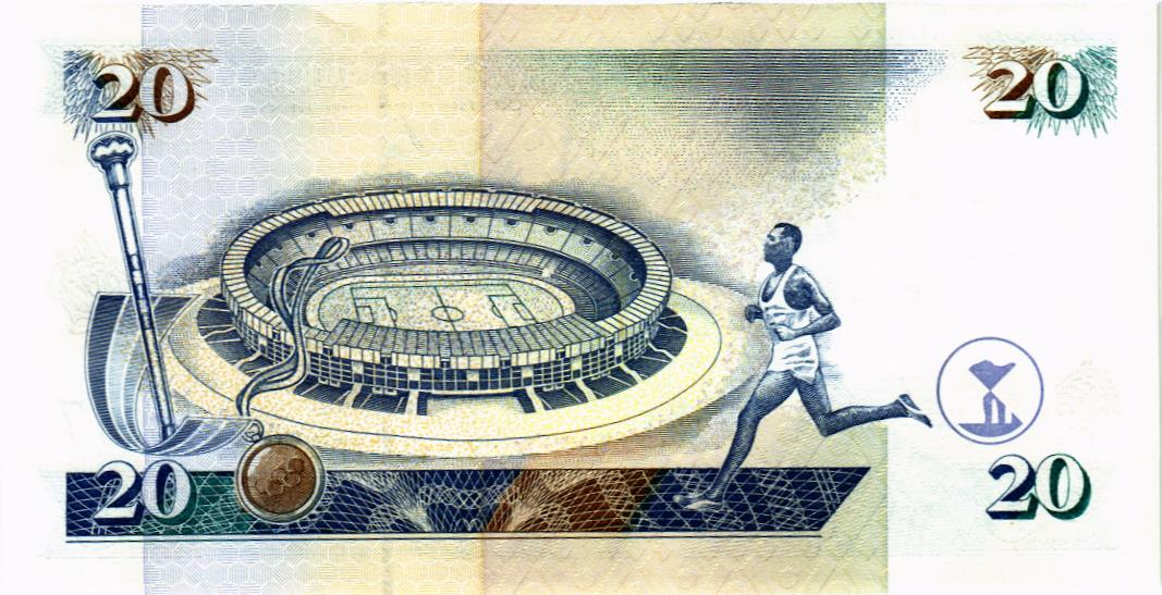 КЕНИЯ 20 ШИЛЛИНГОВ мини 2