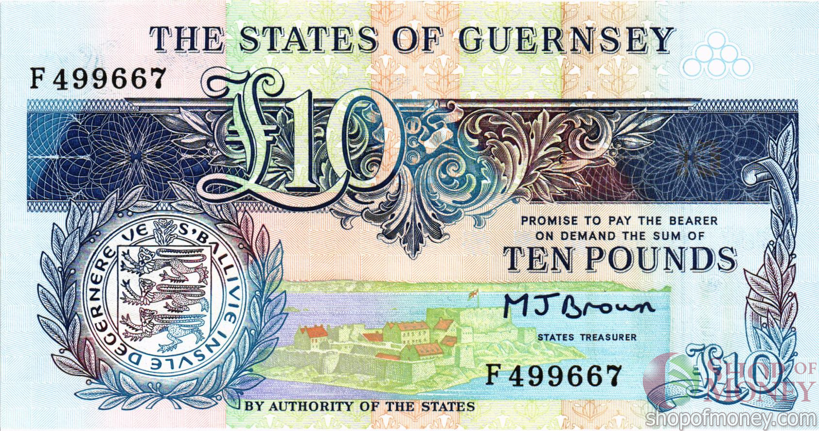 ГЕРНСИ 10 ФУНТОВ