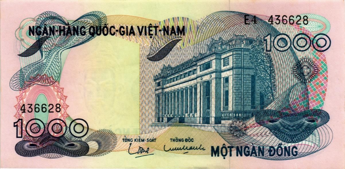ЮЖНЫЙ ВЬЕТНАМ 1000 ДОНГ