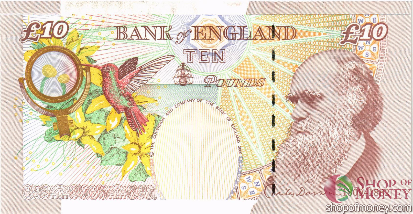 ВЕЛИКОБРИТАНИЯ/АНГЛИЯ 10 ФУНТОВ мини 2