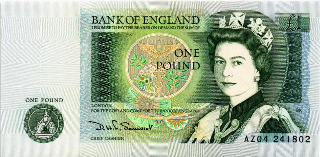 ВЕЛИКОБРИТАНИЯ/АНГЛИЯ 1 ФУНТ мини 1