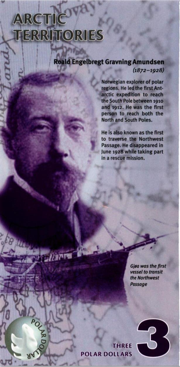 АРКТИЧЕСКИЕ ТЕРРИТОРИИ 3 ДОЛЛАРA мини 2