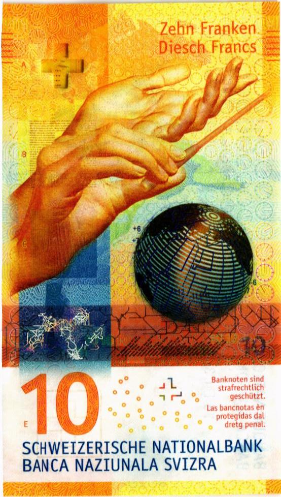 ШВЕЙЦАРИЯ 10 ФРАНКОВ