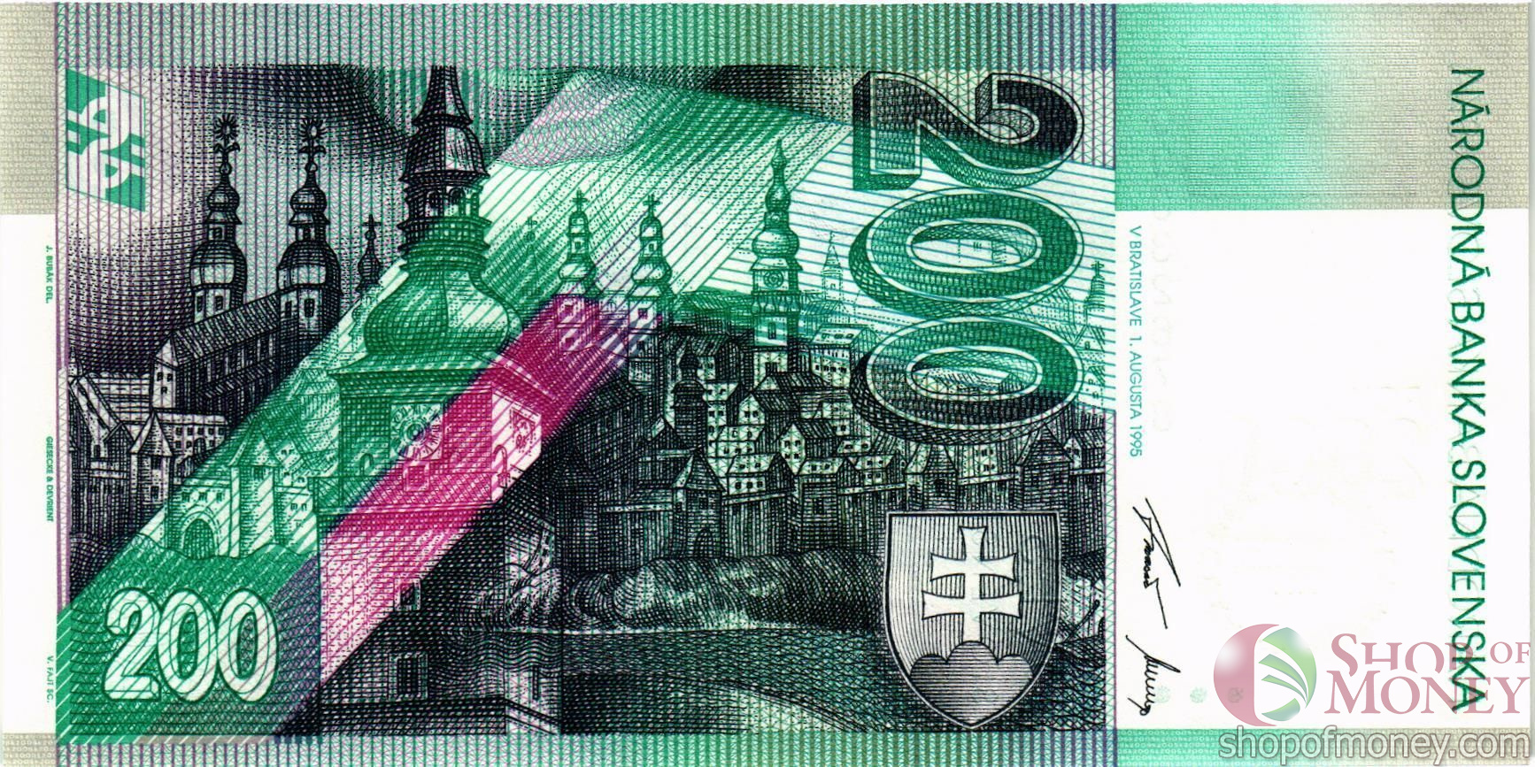 СЛОВАКИЯ 200 КРОН мини 2