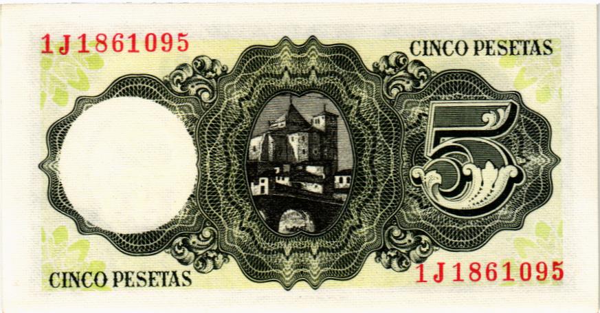 ИСПАНИЯ 5 ПЕСЕТ мини 2