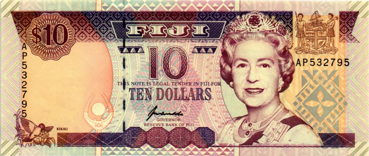 ФИДЖИ 10 ДОЛЛАРОВ мини 1