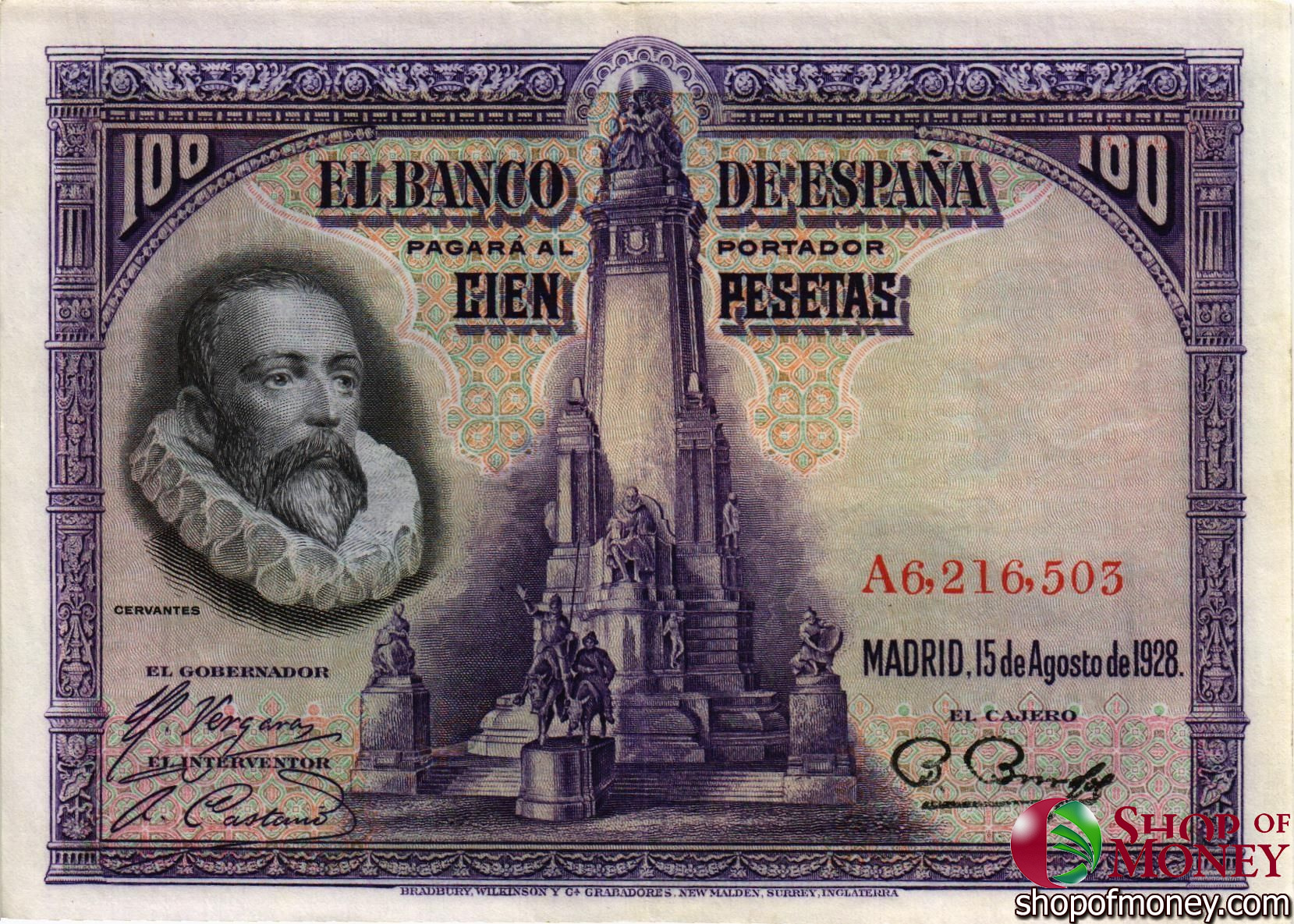 ИСПАНИЯ 100 ПЕСЕТ мини 1