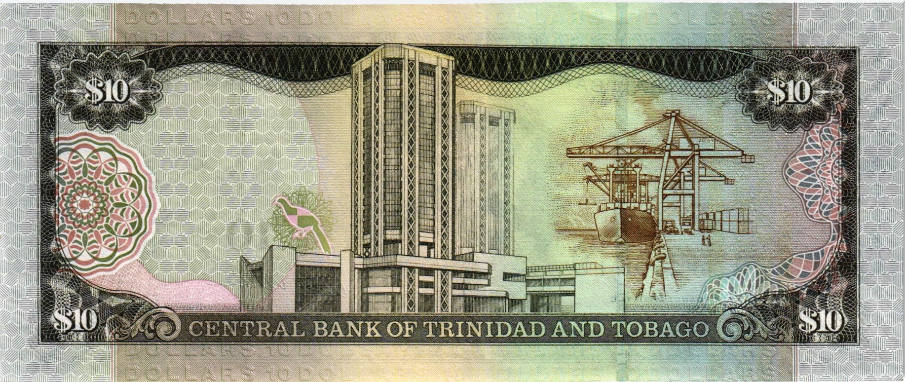 ТРИНИДАД И ТОБАГО 10 ДОЛЛАРОВ мини 2