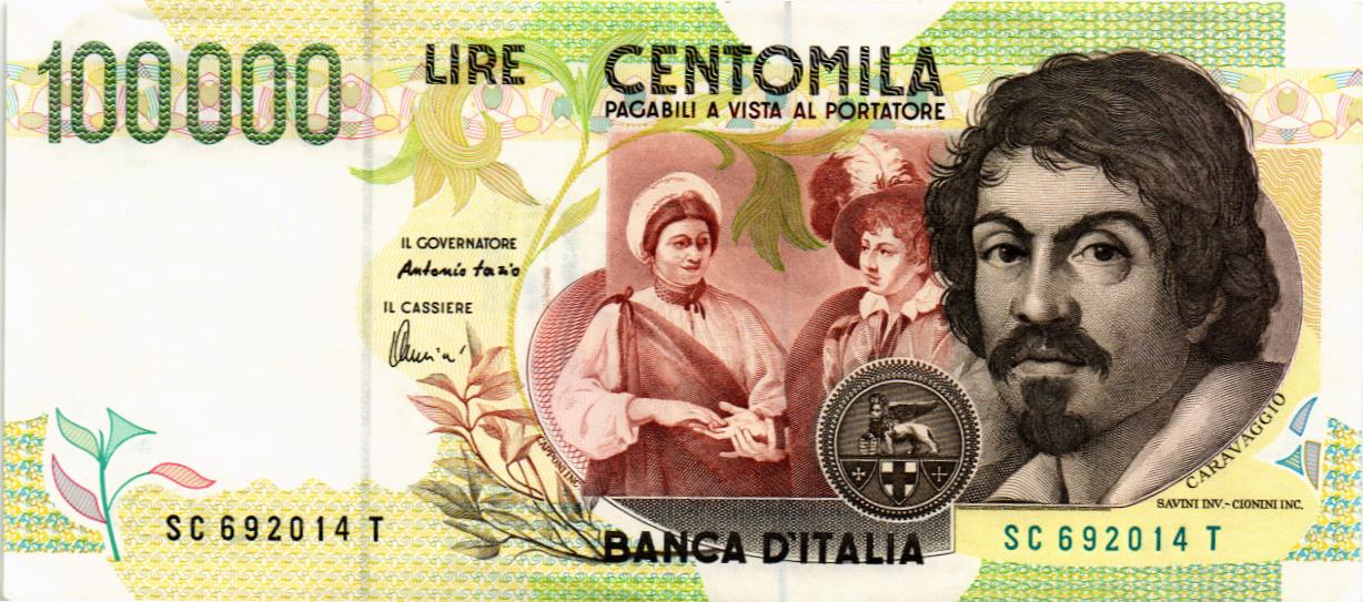 ИТАЛИЯ 100000 ЛИР