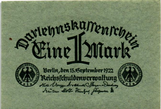 ГЕРМАНИЯ 1 МАРКА мини 1