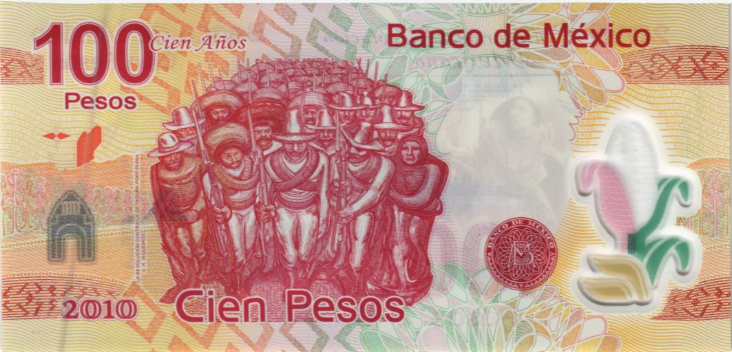МЕКСИКА 100 ПЕСО (A) мини 2