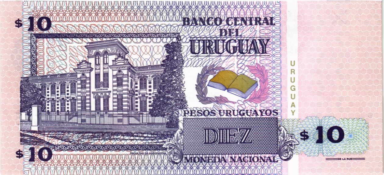 УРУГВАЙ 10 ПЕСО мини 2