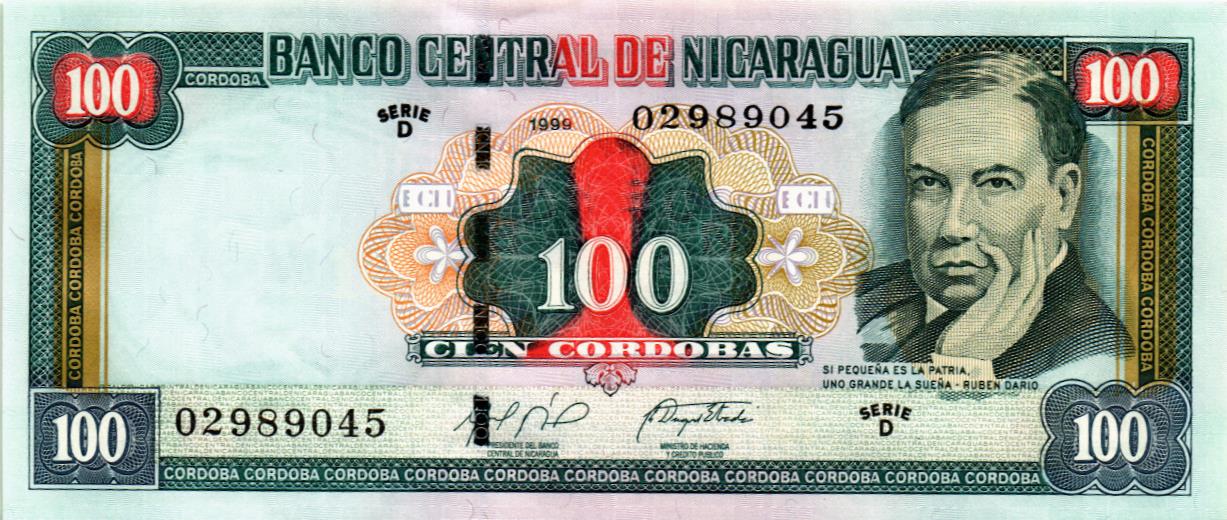 НИКАРАГУА 100 КОРДОБА