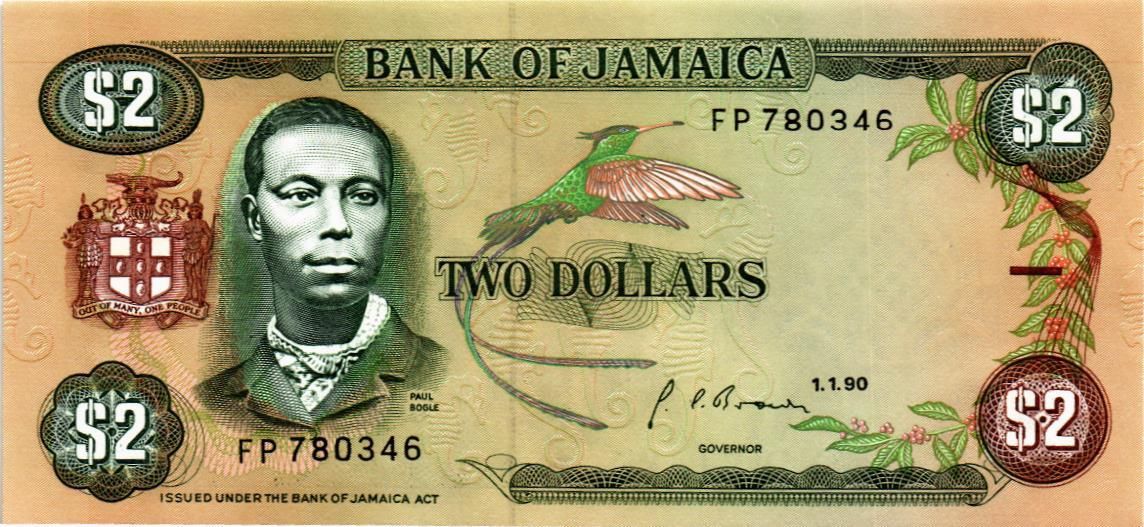 ЯМАЙКА 2 ДОЛЛАРА мини 1