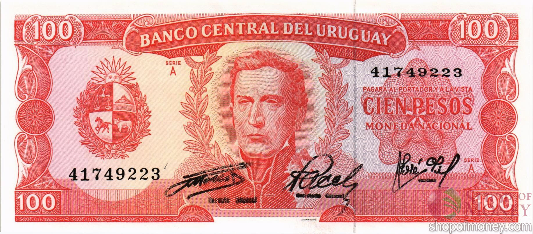 УРУГВАЙ 100 ПЕСО