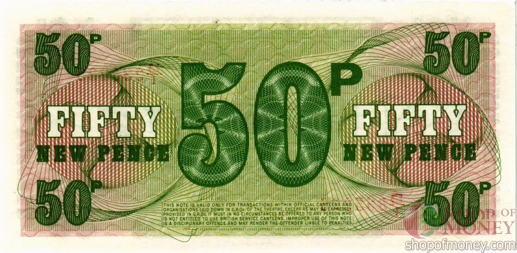 ВЕЛИКОБРИТАНИЯ/АНГЛИЯ 50 ПЕНСОВ (БРИТАНСКАЯ АРМИЯ) мини 2