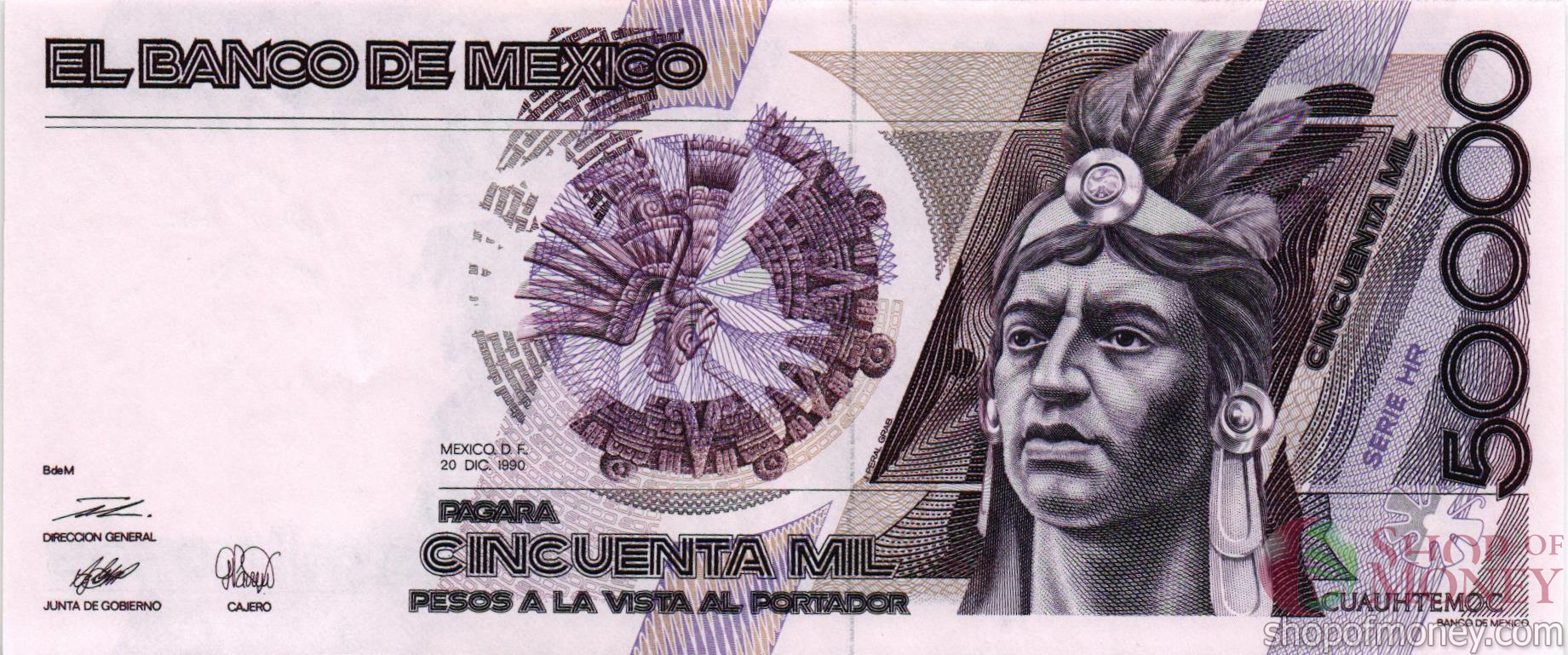 МЕКСИКА 50000 ПЕСО