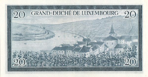 ЛЮКСЕМБУРГ 20 ФРАНКОВ мини 2