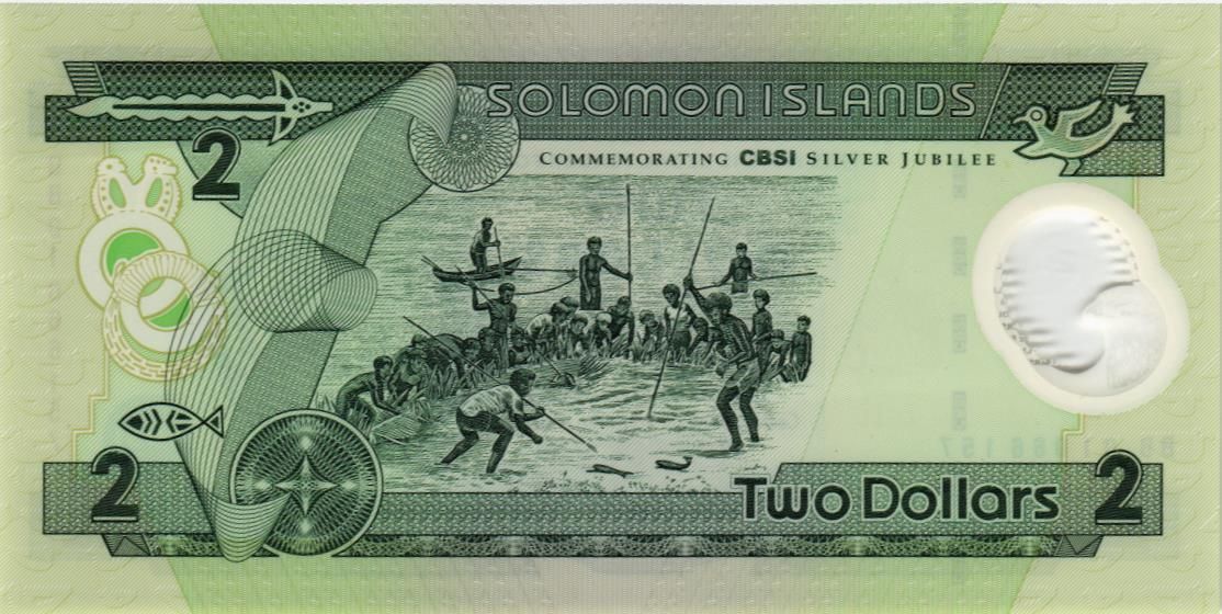 СОЛОМОНОВЫ ОСТРОВА 2 ДОЛЛАРА мини 2