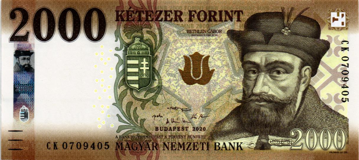ВЕНГРИЯ 2000 ФОРИНТОВ