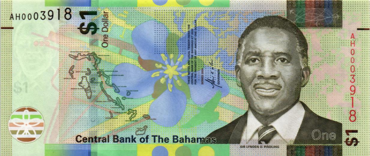 БАГАМСКИЕ ОСТРОВА 1 ДОЛЛАР мини 1