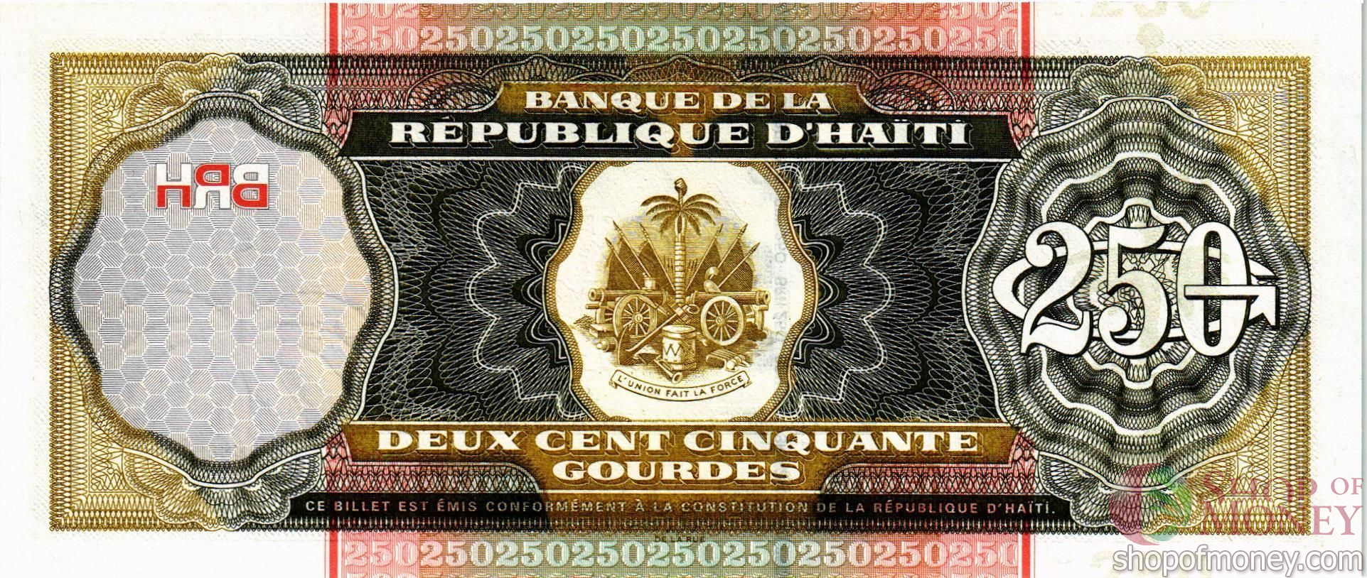 ГАИТИ 250 ГУРДОВ мини 2