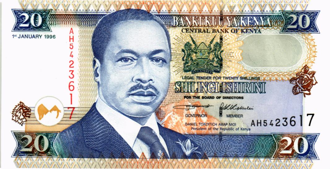 КЕНИЯ 20 ШИЛЛИНГОВ мини 1