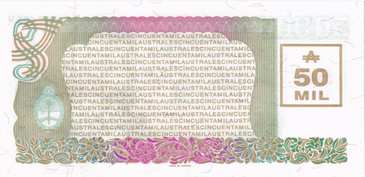 АРГЕНТИНА 50000 ПЕСО мини 2