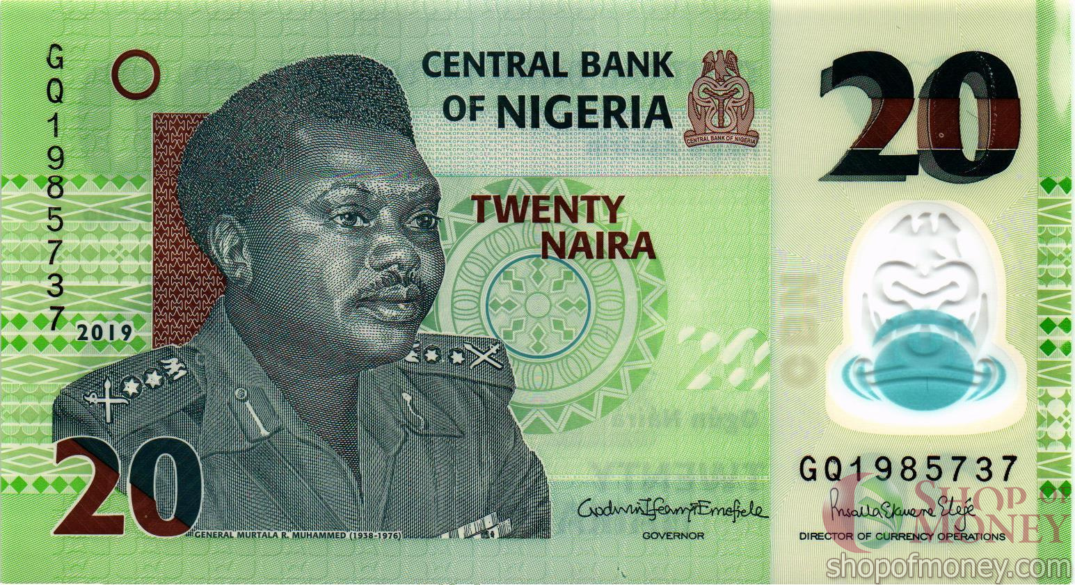 НИГЕРИЯ 20 НАЙРА мини 1