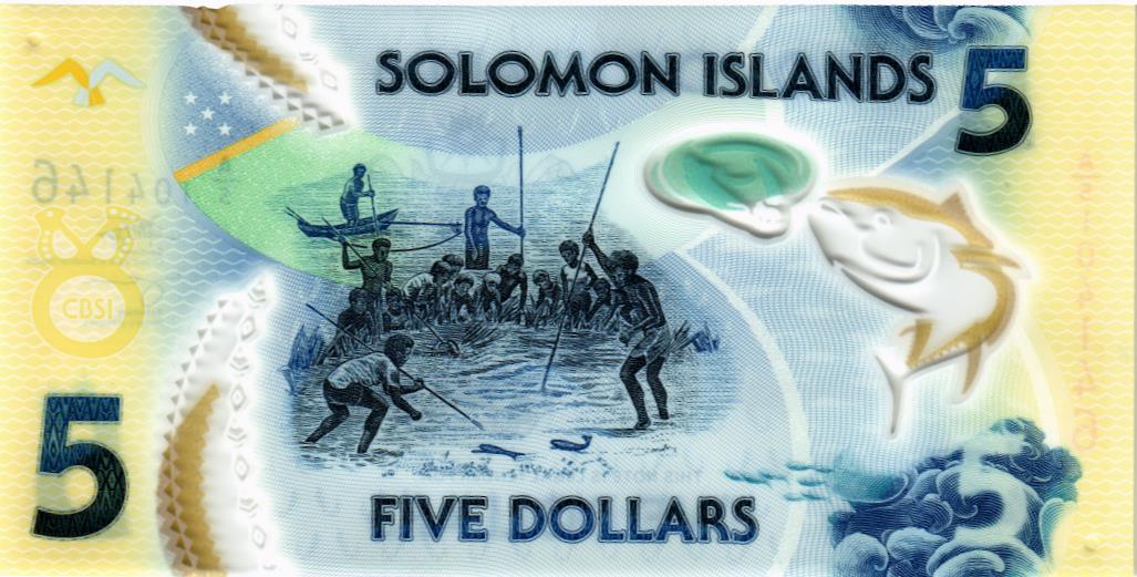 СОЛОМОНОВЫ ОСТРОВА 5 ДОЛЛАРОВ мини 2