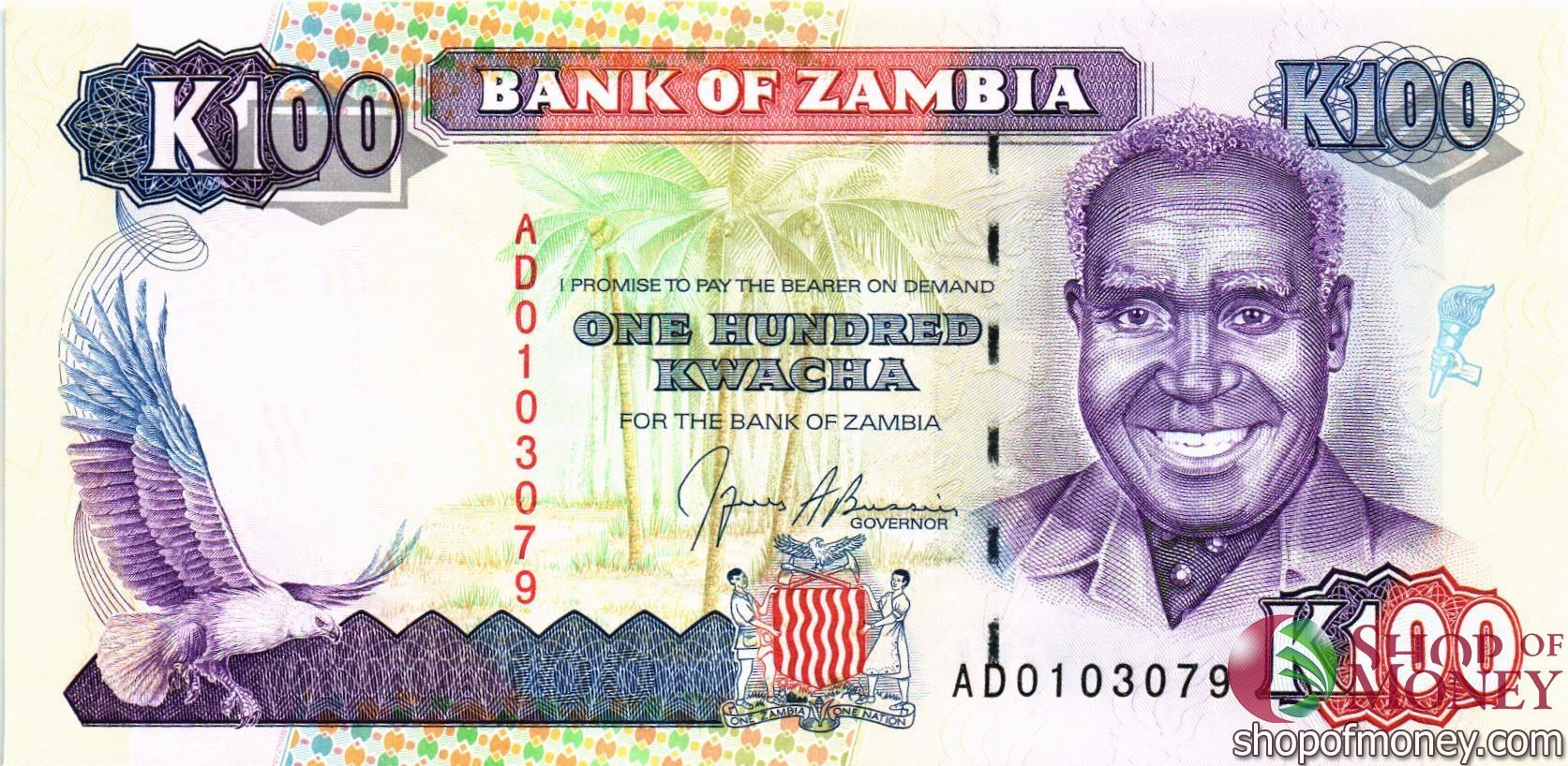 ЗАМБИЯ 100 КВАЧА