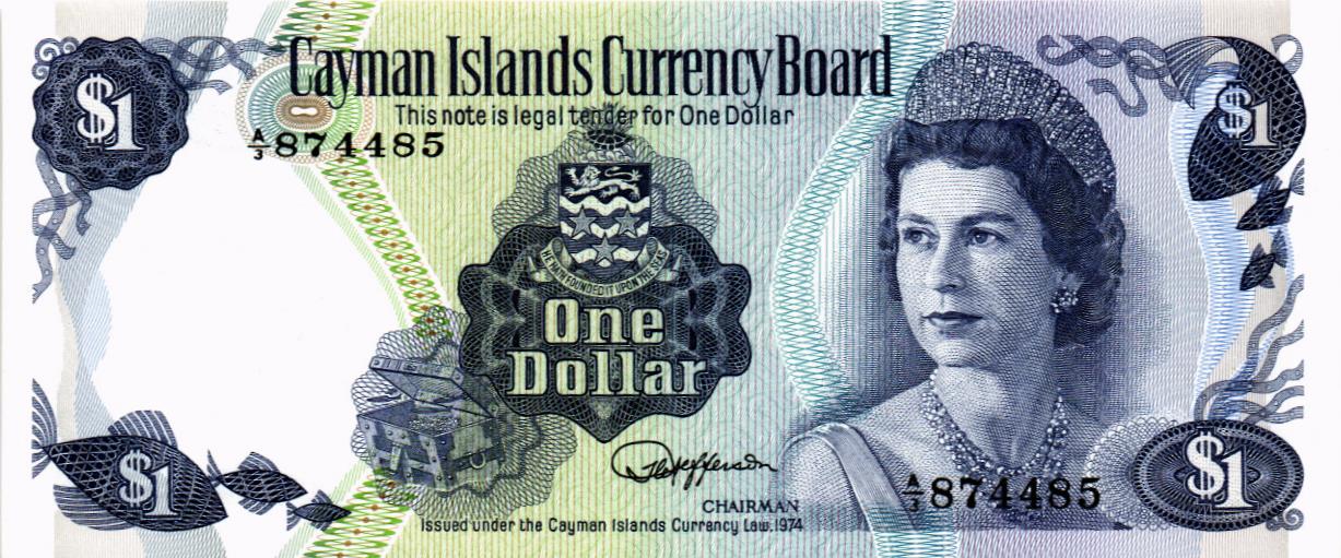 КАЙМАНОВЫ ОСТРОВА 1 ДОЛЛАР (A/3)