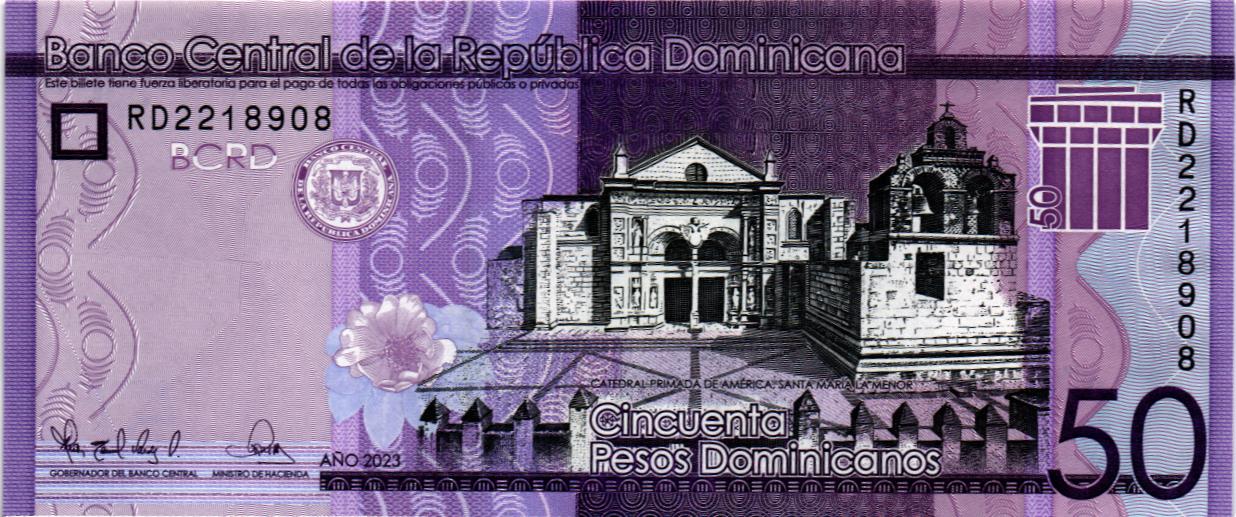 ДОМИНИКАНСКАЯ РЕСПУБЛИКА 50 ПЕСО