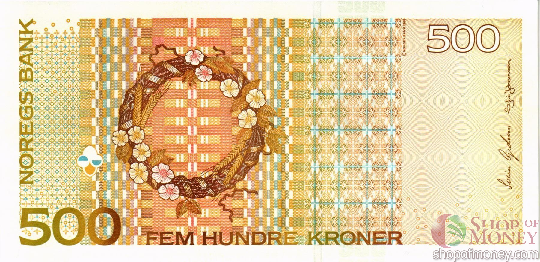 НОРВЕГИЯ 500 КРОН мини 2