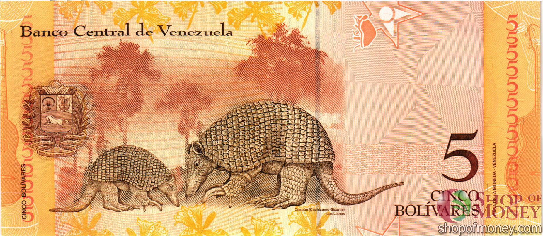 ВЕНЕСУЭЛА 5 БОЛИВАР мини 2