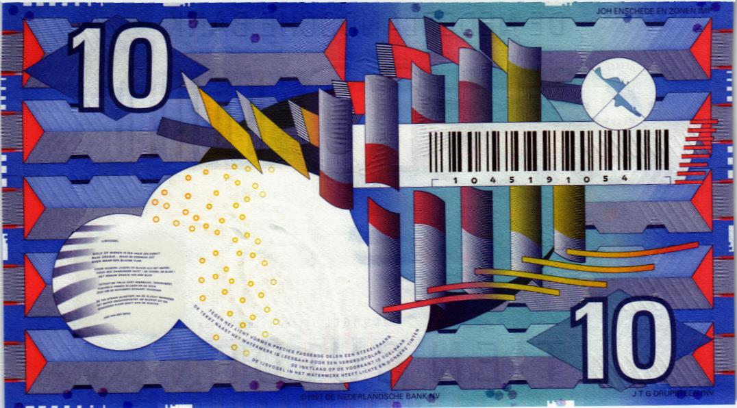 НИДЕРЛАНДЫ 10 ГУЛЬДЕНОВ мини 2