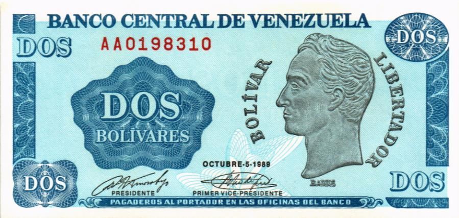 ВЕНЕСУЭЛА 2 БОЛИВАРА мини 1