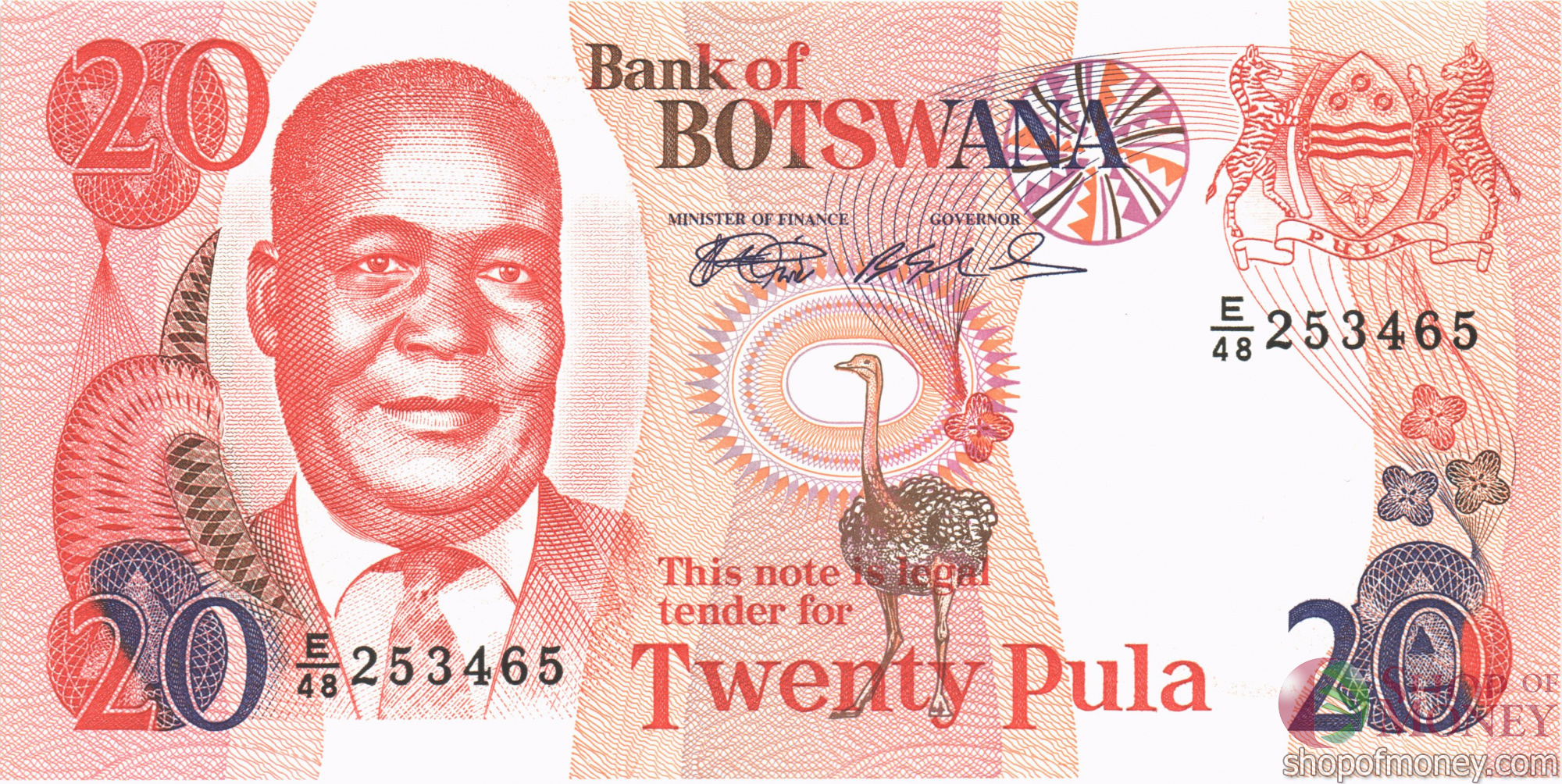 БОТСВАНА 20 ПУЛА мини 1