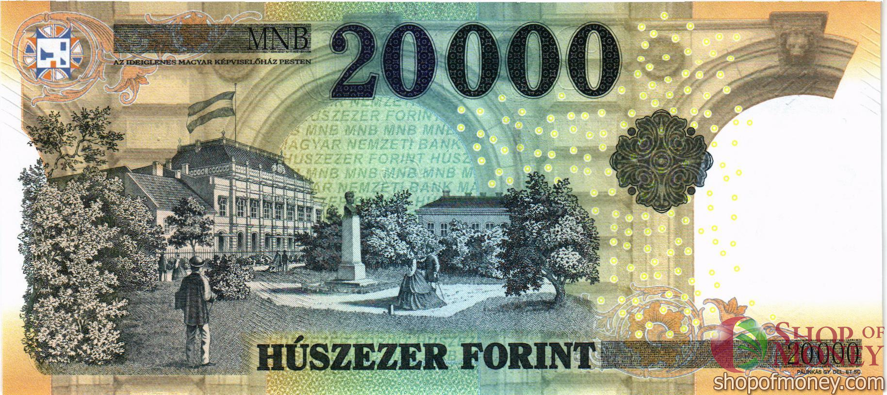 ВЕНГРИЯ 20000 ФОРИНТОВ мини 2