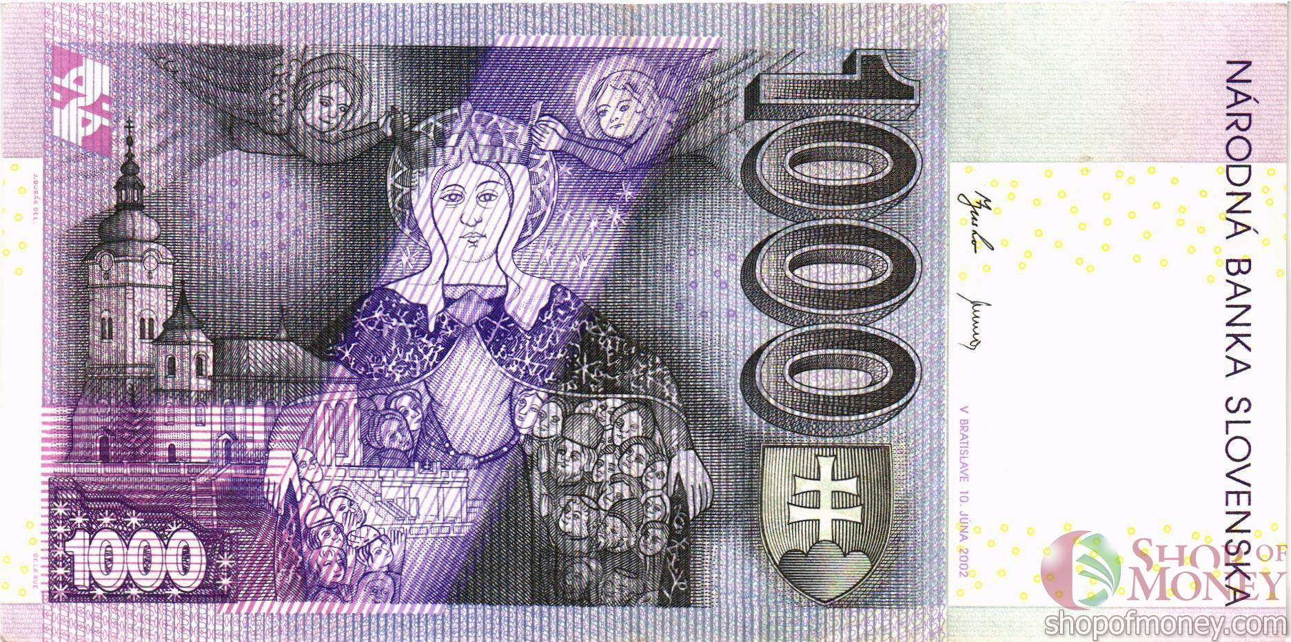 СЛОВАКИЯ 1000 КРОН мини 2