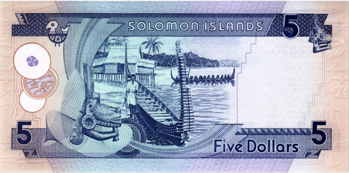 СОЛОМОНОВЫ ОСТРОВА 5 ДОЛЛАРОВ мини 2