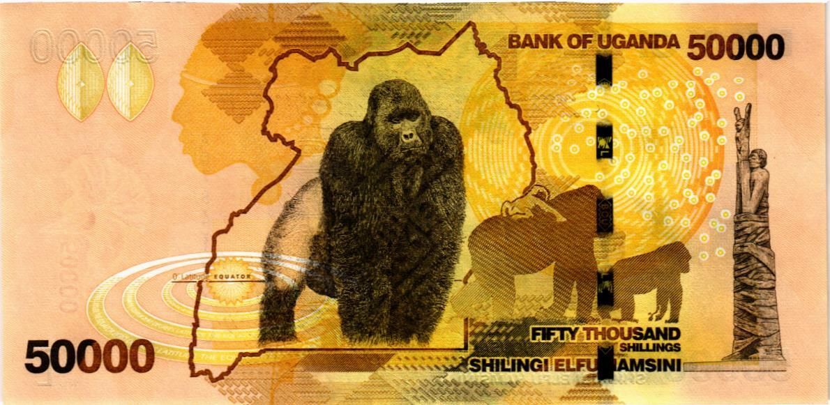 УГАНДА 50000 ШИЛЛИНГОВ мини 2