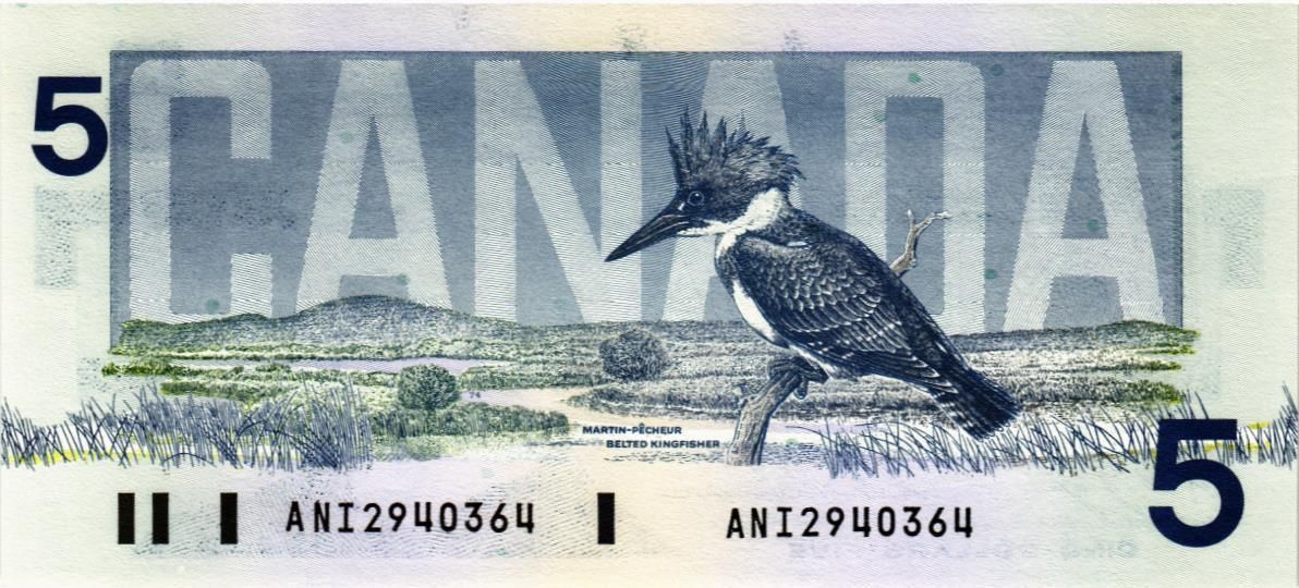 КАНАДА 5 ДОЛЛАРОВ мини 2