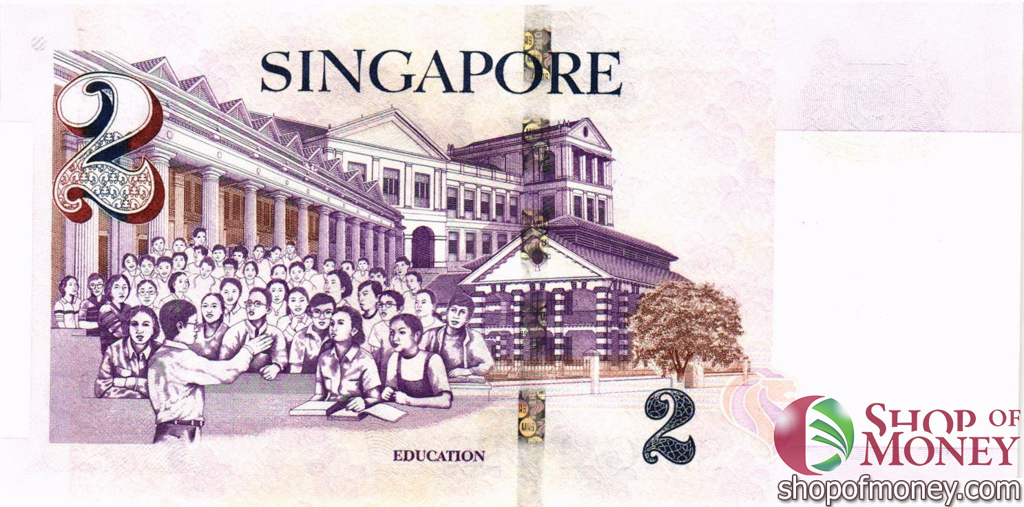 СИНГАПУР 2 ДОЛЛАРА мини 2