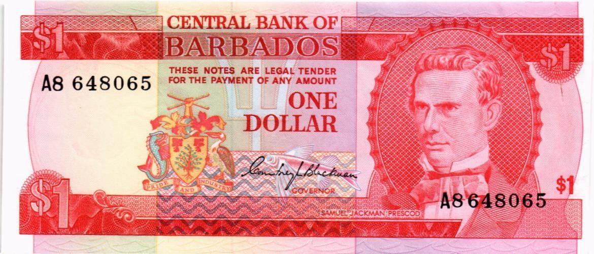 БАРБАДОС 1 ДОЛЛАР мини 1