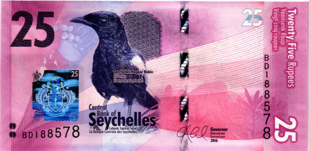 СЕЙШЕЛЬСКИЕ ОСТРОВА 25 РУПИЙ мини 1