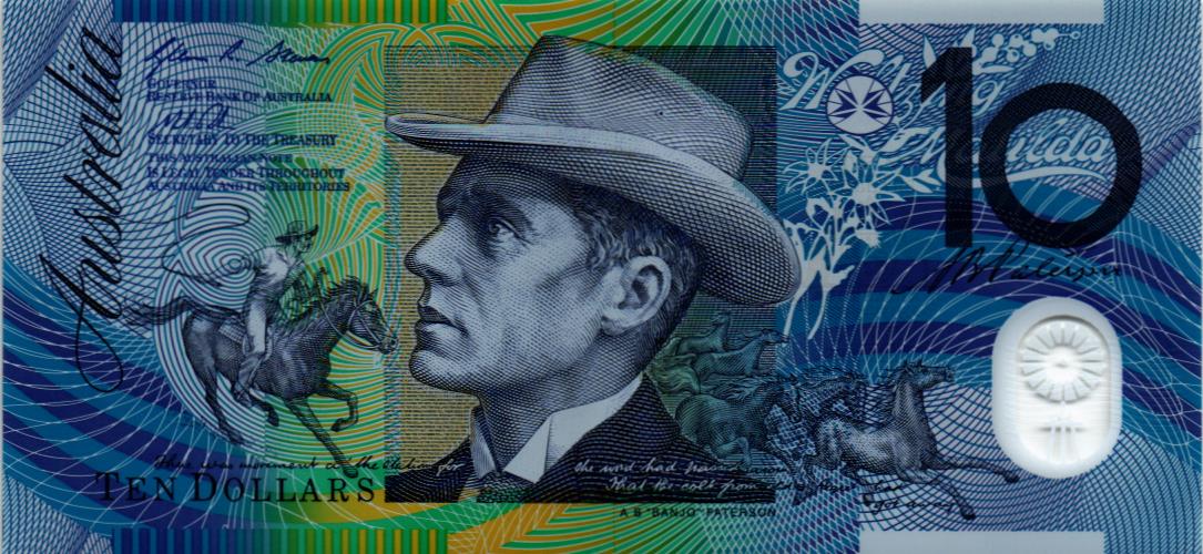 АВСТРАЛИЯ 10 ДОЛЛАРОВ мини 1