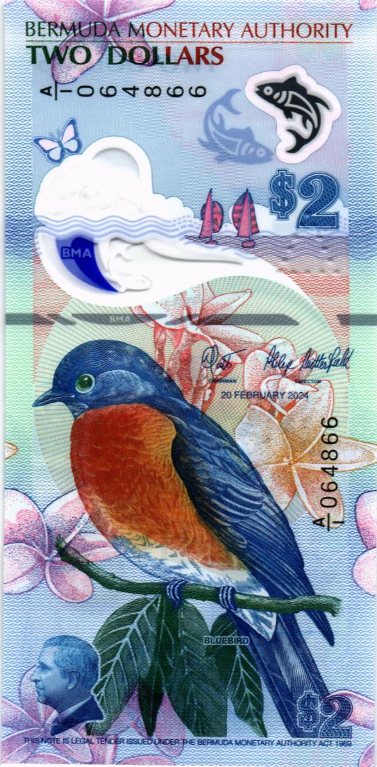 БЕРМУДСКИЕ ОСТРОВА 2 ДОЛЛАРА мини 1